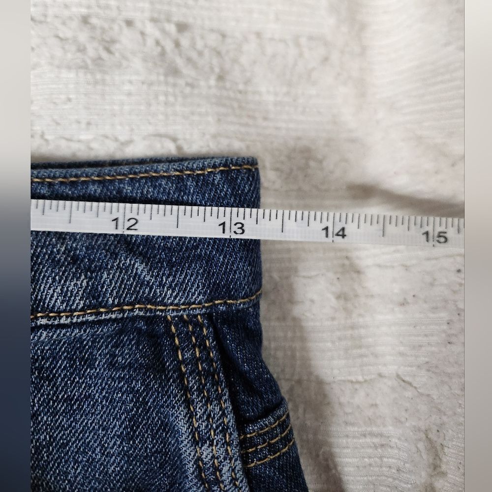 Madewell high rise denim mini skirt - Picture 5 of 6